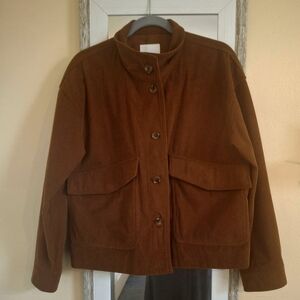 Avec Les Filles Tan Corduroy Jacket